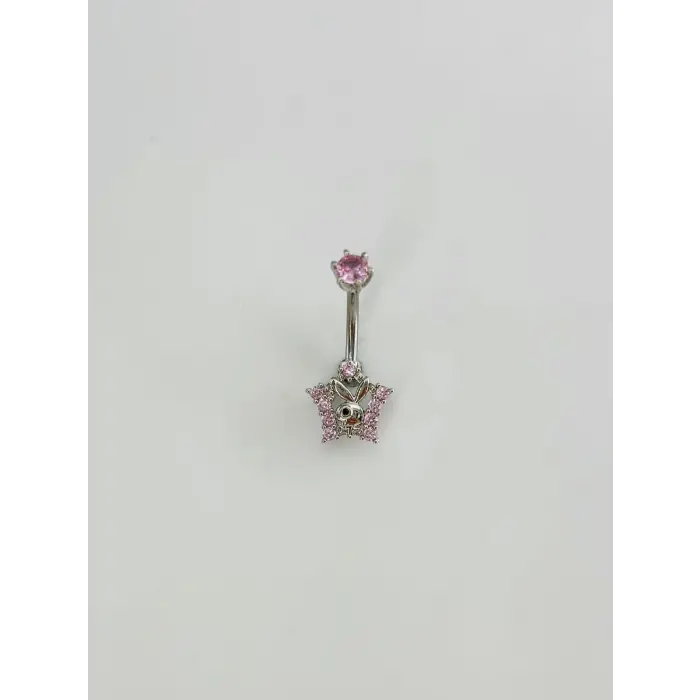 Tavşan Detaylı Göbek Piercing - Pg0171