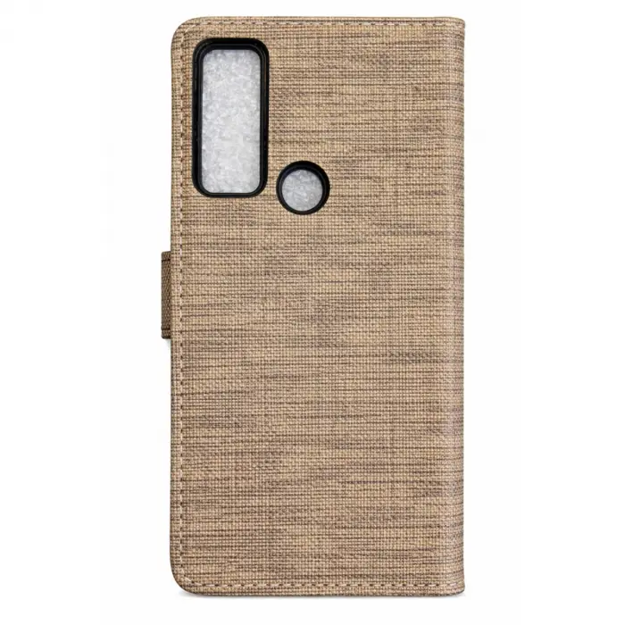 Tcl 20 Se Trend S Plus Kapaklı Kılıf - Kahverengi