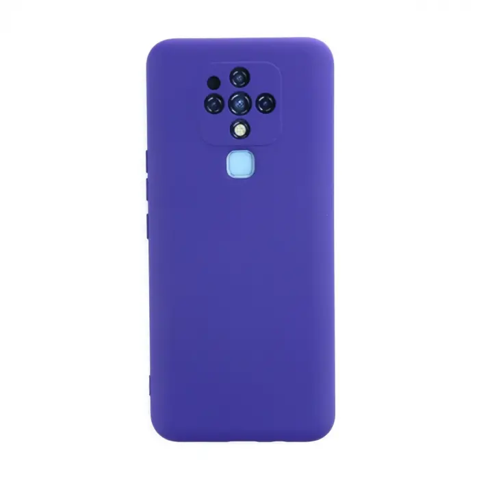Tecno Camon 16 Kılıf Nano İçi Kadife Silikon - Mor