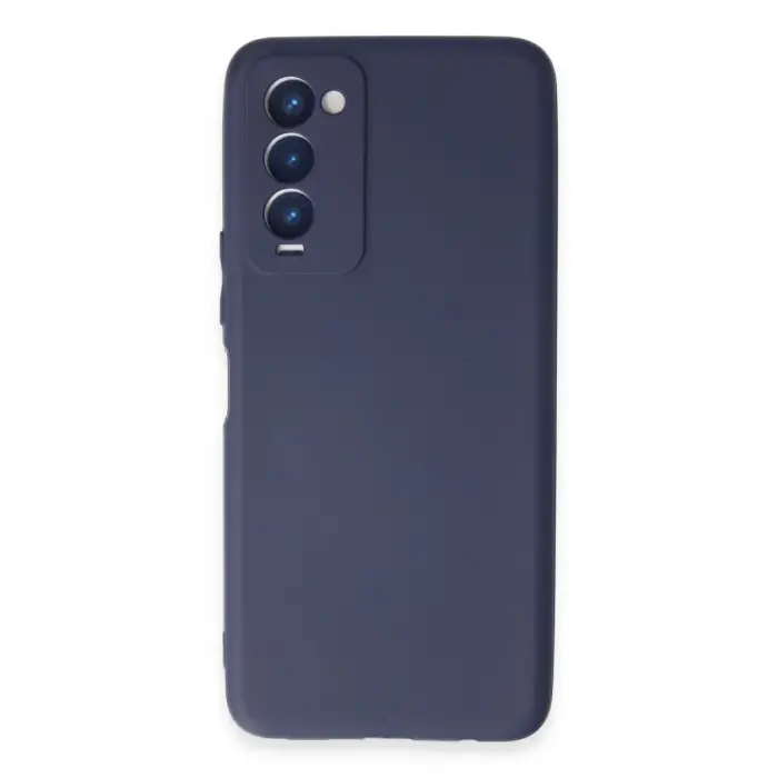 Tecno Camon 18 Kılıf First Silikon - Lacivert