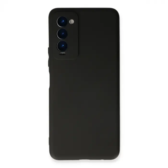 Tecno Camon 18 Kılıf First Silikon - Siyah