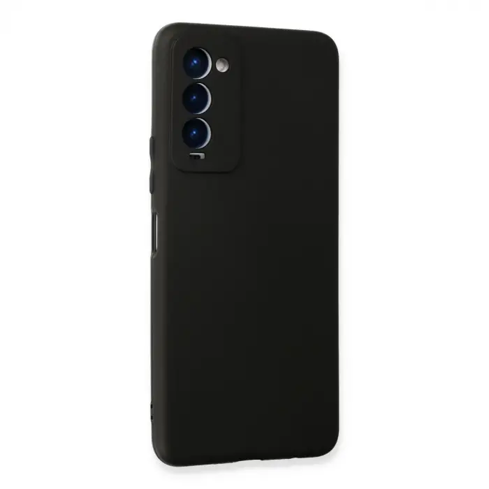 Tecno Camon 18 Kılıf First Silikon - Siyah