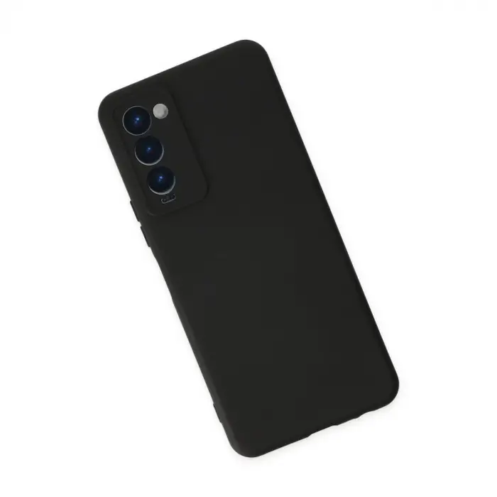 Tecno Camon 18 Kılıf Nano İçi Kadife Silikon - Siyah