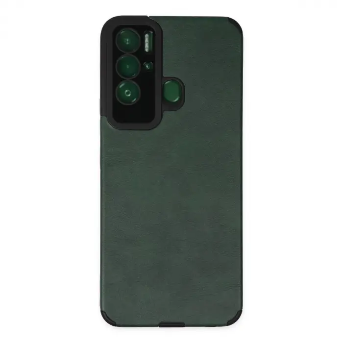 Tecno Pova Neo Kılıf Loop Deri Silikon - Yeşil