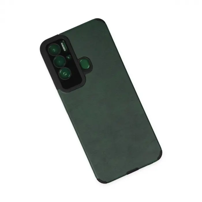 Tecno Pova Neo Kılıf Loop Deri Silikon - Yeşil