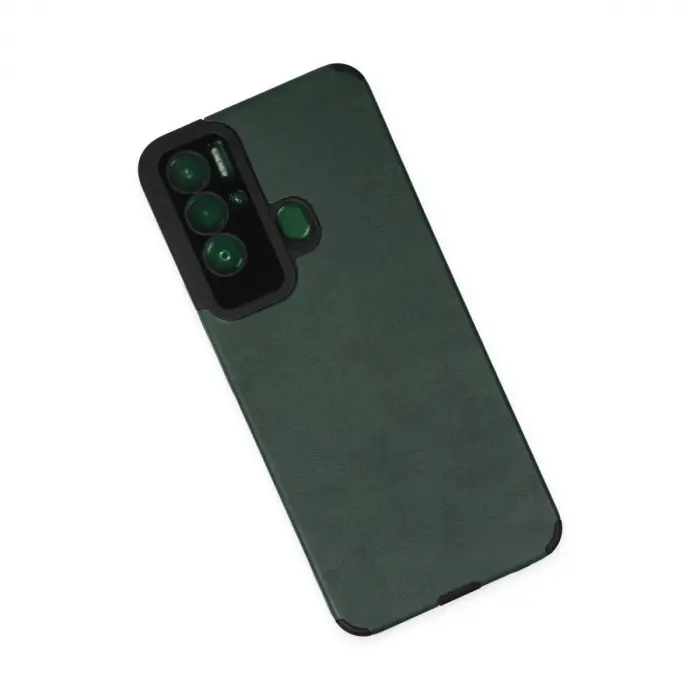 Tecno Pova Neo Kılıf Loop Deri Silikon - Yeşil