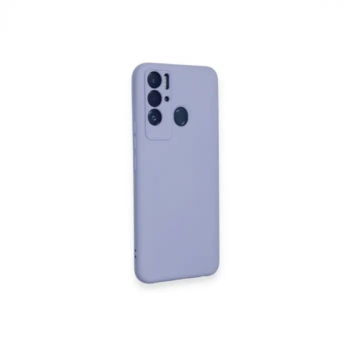 Tecno Pova Neo Kılıf Nano İçi Kadife Silikon - Lila