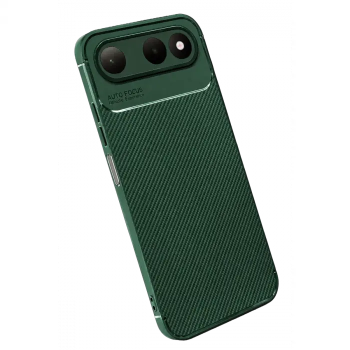 Tecno Spark 50 5g Auto Focus Karbon Kapak - Yeşil