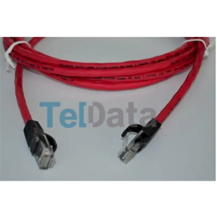 Teldata TLD-030K Cat6 0.30MT Kırmızı Utp Patch Kablo (KDO)