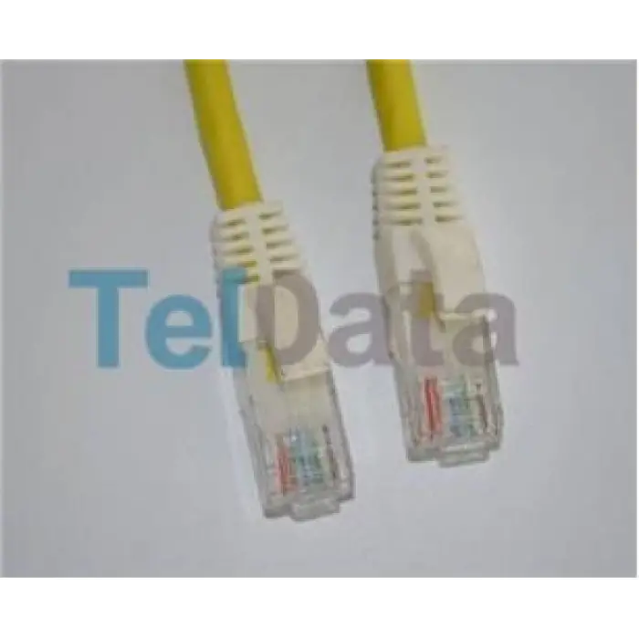 Teldata TLD-030YY Cat6 0.30MT Sarı Utp Patch Kablo (KDO)
