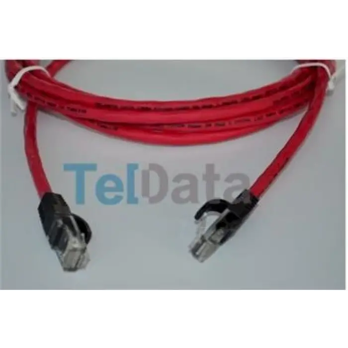 Teldata TLD-500K Cat6 5MT Kırmızı Utp Patch Kablo (KDO)