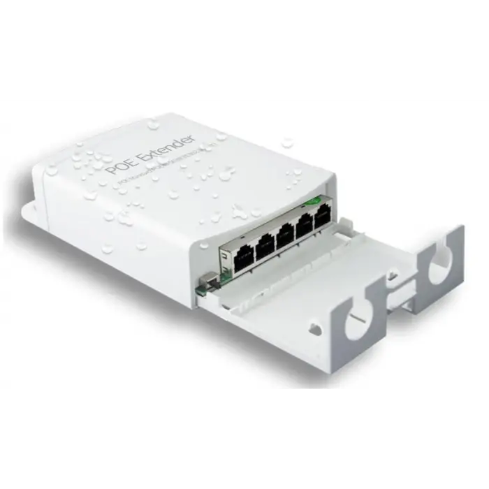 Teldata TLD-EXP Poe Extender 10-100-1000 1 İnput 4 Output 12W İç Ortam