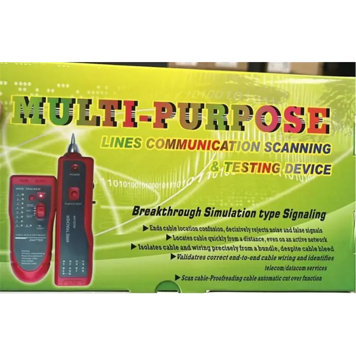 Teldata TLD-KTC Kablo Bulucu Tester Network Bili Bili RJ11 RJ45
