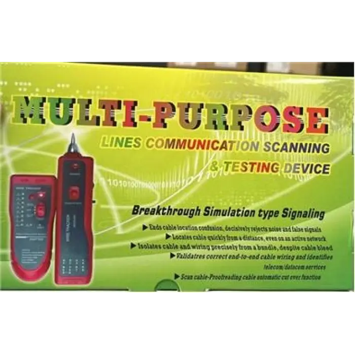 Teldata TLD-KTC Kablo Bulucu Tester Network Bili Bili RJ11 RJ45