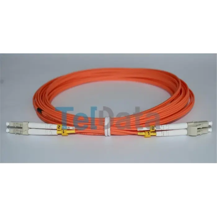 TELDATA TLD-LCLCOM31 LC-UPC-LC-UPC MM DX OM2 1 METRE FIBER OPTIK PATCHCORD (KDO)