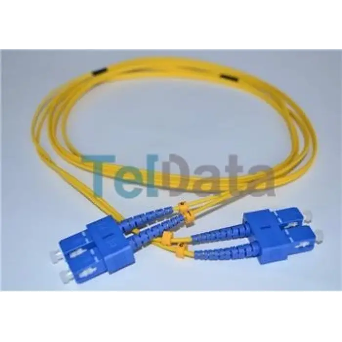 TELDATA TLD-SC115 SC-UPC-SC-UPC SM DX 5 METRE FIBER OPTIK PATCHCORD (KDO)