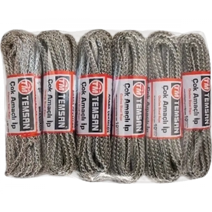 Temsan 10 Mt Çok Amaçlı İp 12li