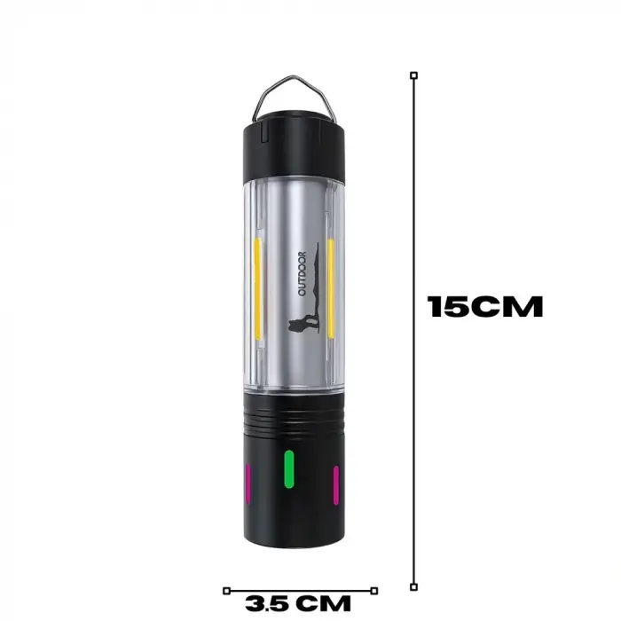 Tg Led Şarjlı Kamp Lambası Ortam Odak Aydınlatma  Wt-736