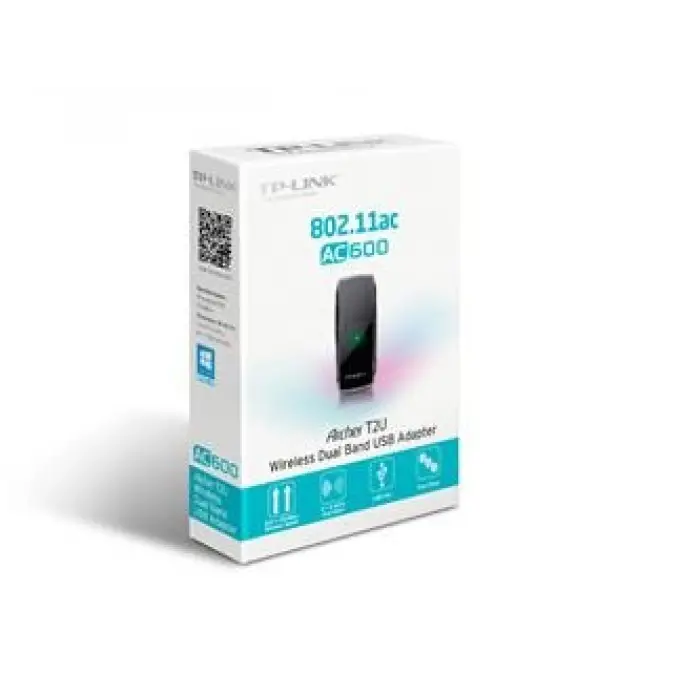 Tp-Link Archer T2U 600 Mbps Kablosuz USB Adaptör AC600 (KDO)
