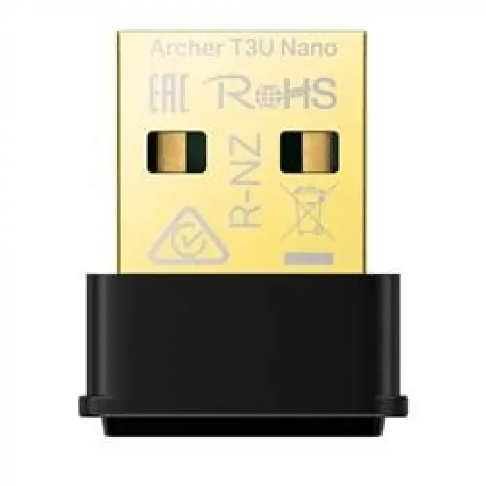 Tp-Link Archer T3U Nano 1300 Mbps Kablosuz USB Adaptör AC1300 (KDO)