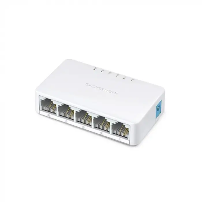 Tp-Link Mercusys MS105 5 Port 10-100 Mbps Switch Plastik Kasa (KDO)