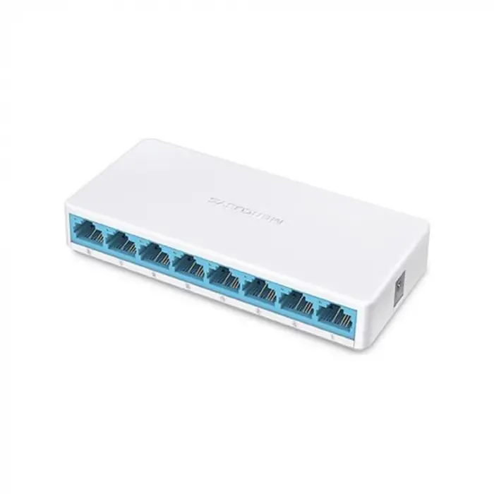 Tp-Link Mercusys MS108 8 Port 10-100 Mbps Switch Plastik Kasa (KDO)