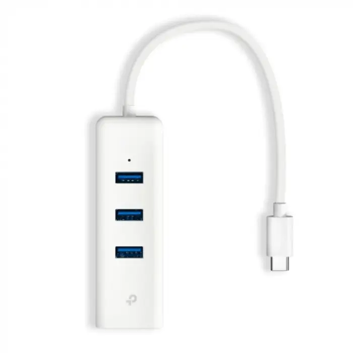 Tp-Link UE330C 10-100-1000 Mbps 3.0 Type C Ethernet Çevirici + 3 Port USB Çoğaltıcı (KDO)