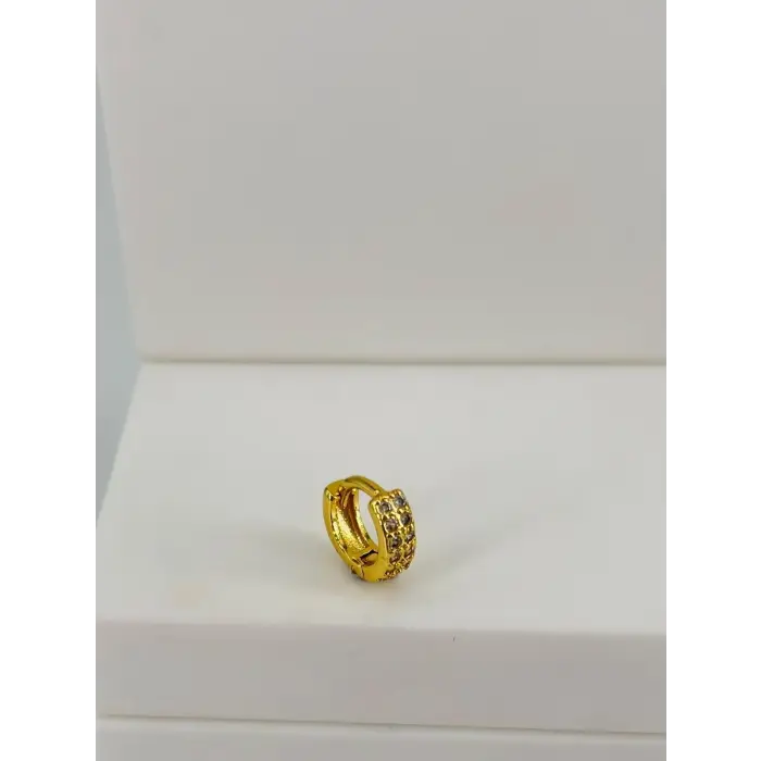 Zirkon Taşlı Uç Kısmı : Pirinç Kıkırdak Bar Uzunluğu : 6 Mm / Bar Kalınlığı 0.8 Mm / Top Boyu 3 Mm / Çap 6 Mm - Pt0076-1