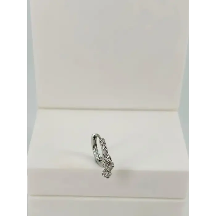 Rodyum Zirkon Taşlı Uç Kısmı : Pirinç Kıkırdak Bar Uzunluğu : 6 Mm / Bar Kalınlığı 0.8 Mm / Top Boyu 3 Mm / Çap 8 Mm - Pt0080