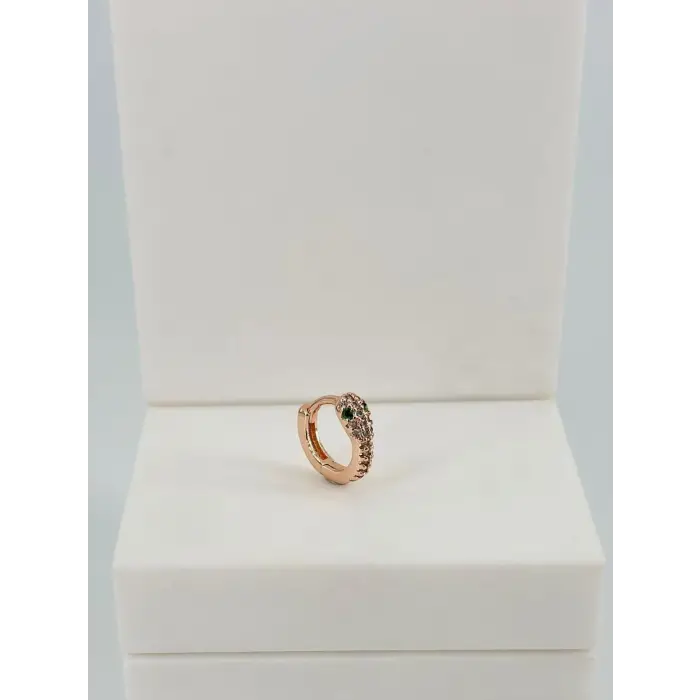 Rose Zirkon Taşlı Uç Kısmı : Pirinç Kıkırdak Bar Uzunluğu : 6 Mm / Bar Kalınlığı 0.8 Mm / Top Boyu 3 Mm / Çap 8 Mm - Pt0071-2