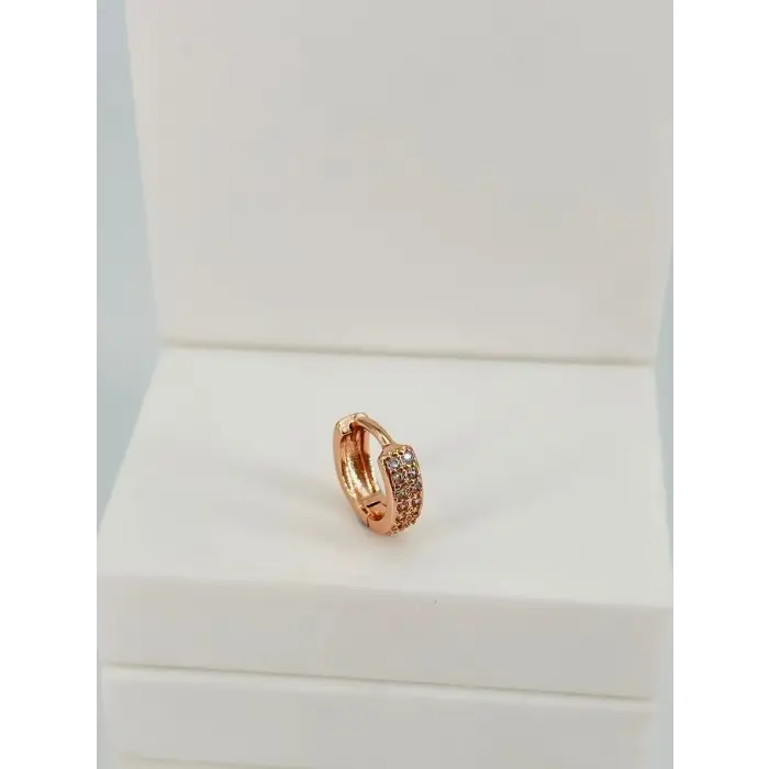 Rose Zirkon Taşlı Uç Kısmı : Pirinç Kıkırdak Bar Uzunluğu : 6 Mm / Bar Kalınlığı 0.8 Mm / Top Boyu 3 Mm / Çap 8 Mm - Pt0073-2