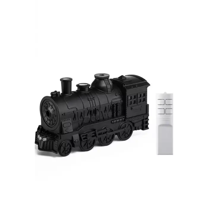 Tren Şeklinde Buharlı Oda Hava Nemlendirici Işık Buhar Makinesi Kumandalı