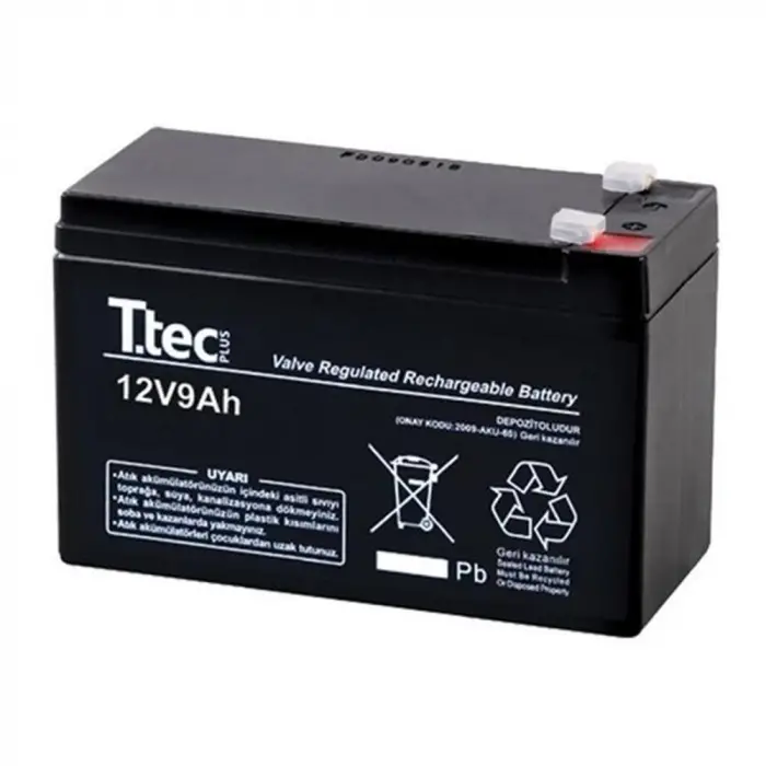 Ttec 12V 9AH Bakımsız Kuru Akü (KDO)