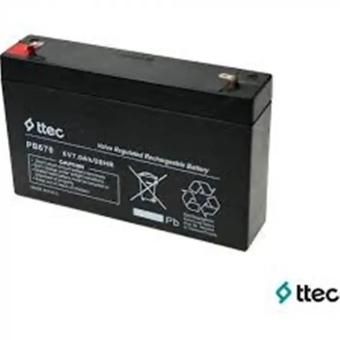 Ttec 6V 7AH Bakımsız Kuru Akü (KDO)