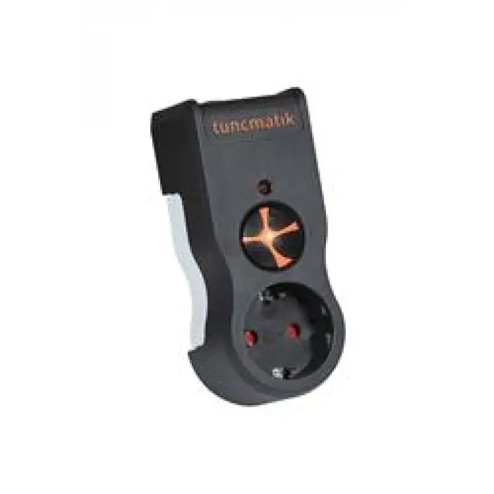 Tunçmatik TSK19020 1li Enerji Koruma Powersurge 1li Siyah priz 1050 JOULE (KDO)