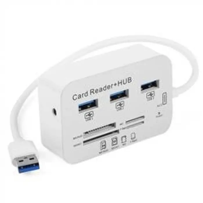 TX TXACUCR340 3xUSB 3.0 HUB ve Çoklu Harici Kart Okuyucu (KDO)