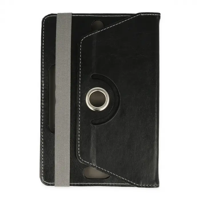 Universal 7 Kılıf 360 Tablet Deri Kılıf - Siyah