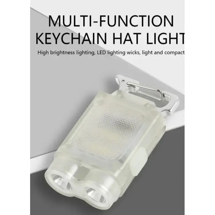 V15 Edc El Feneri 1200lm Anahtarlık Işık Tip-c Şarj Edilebilir Taşınabilir Mini Torch Mıknatıs Klips Ile Kamp Cep Fener