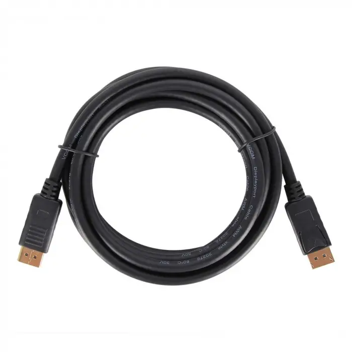 Vcom CG631-5.0 Siyah 5MT 1.2V Dp-M-Dp-M Kablo (KDO)