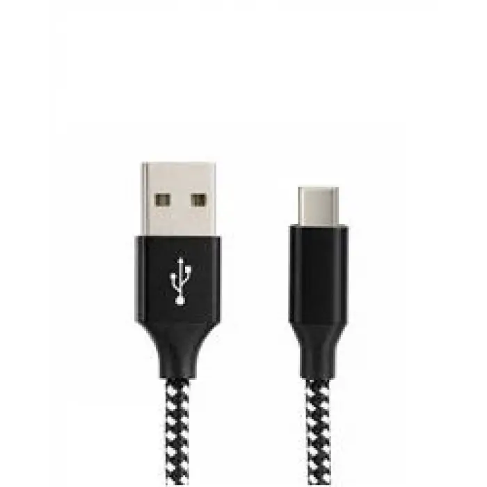 Vcom CU250 Type-C to USB 3m 15W (5V-3A) Örgülü Şarj Kablosu