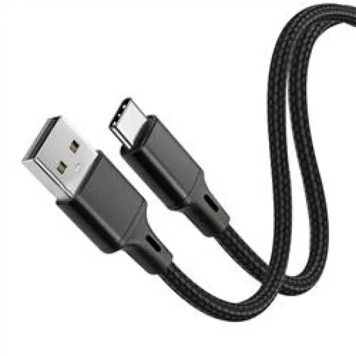 Vcom CU252 Type-C to USB 3m 15W (5V-3A) Örgülü Şarj Kablosu (KDO)