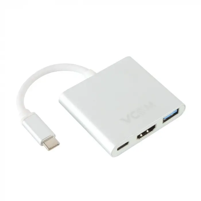 Vcom CU427M Type-C-M To Hdmi-F Usb 3.0-F Type-C-F Çevirici (KDO)