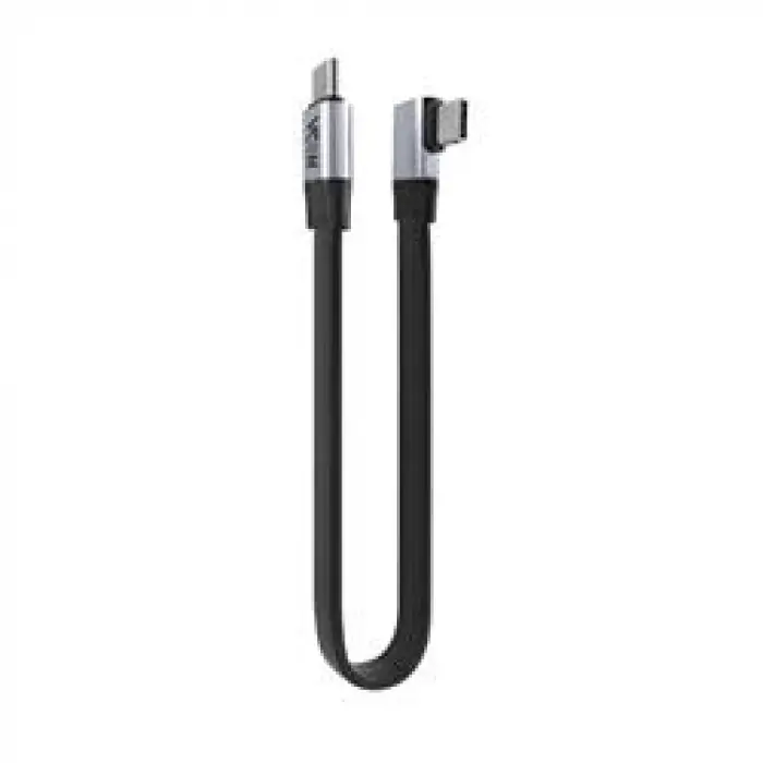 Vcom CU582RA-2.0 Type-C USB4 V2 90 Derece Düz 2.0m Şarj Kablosu (KDO)