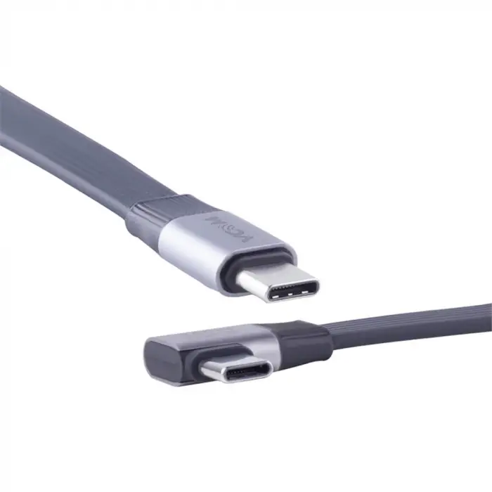 Vcom CU582RA-2.0 Type-C USB4 V2 90 Derece Düz 2.0m Şarj Kablosu (KDO)