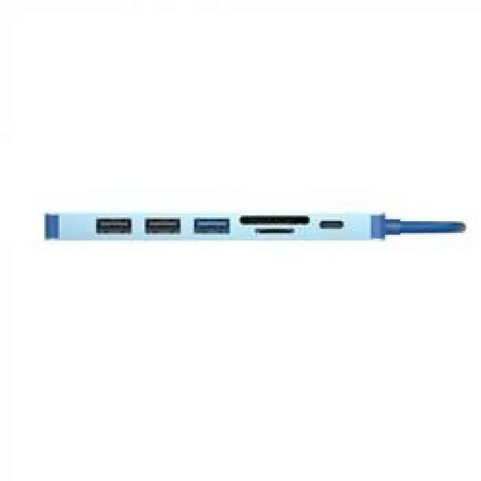 Vcom CUE18 Type-C To Hdmi(4K@30Hz)+Usb3.0+Usb-A2.0+SD2.0+TF2.0+Pd 3.0 100W Çoklayıcı