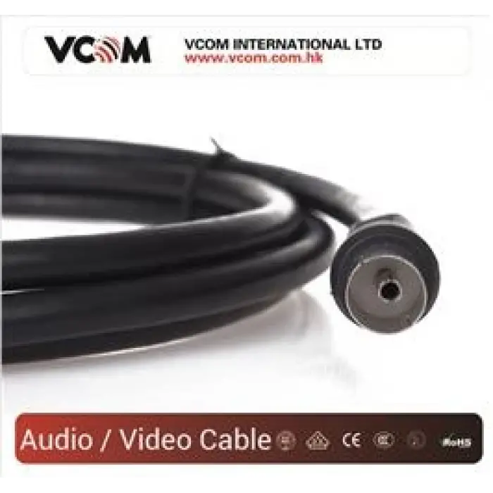Vcom CV602-B 10mt Analog Siyah Tv Uzatma (KDO)
