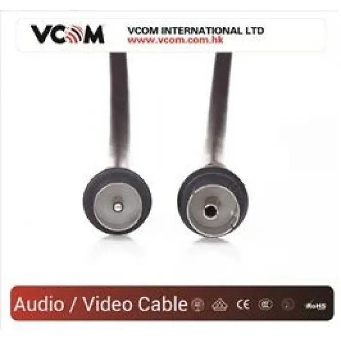 Vcom CV602-B 5mt Analog Siyah Tv Uzatma (KDO)