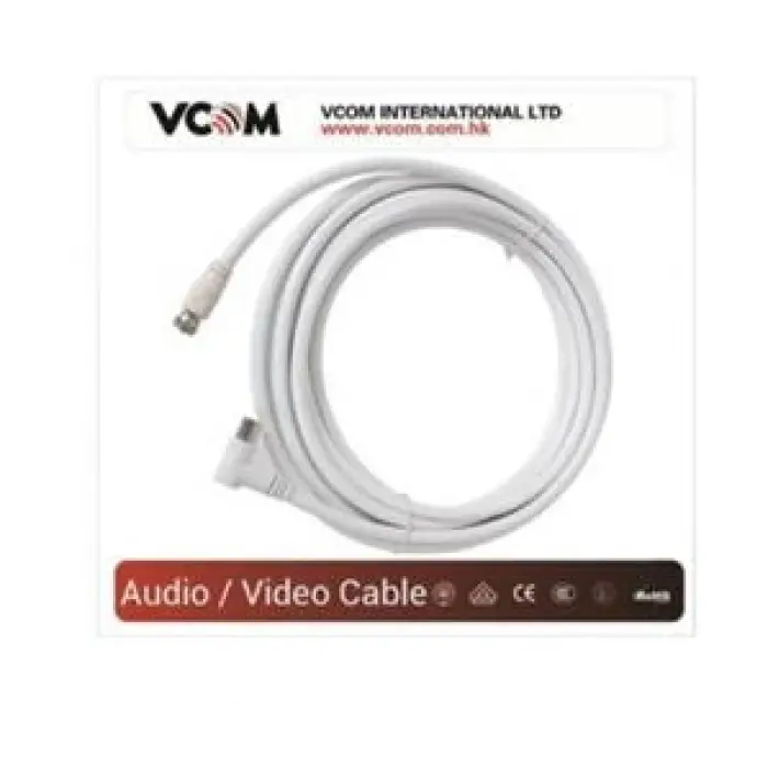 Vcom CV612 5mt Analog Tv RG6 Uydu Kablo (KDO)