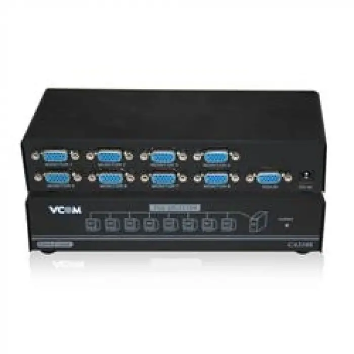 Vcom DD138 1-8 Port 350MHZ Metal Vga Splitter