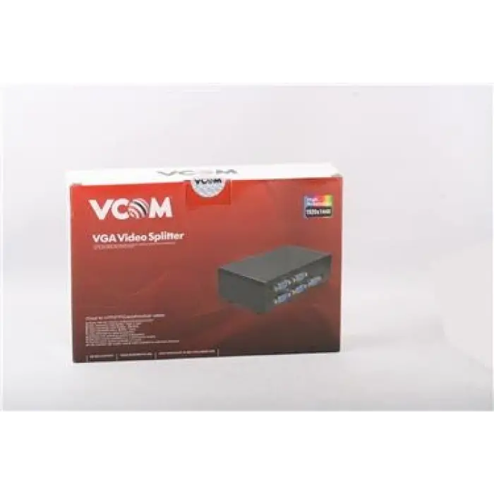 Vcom DD138 1-8 Port 350MHZ Metal Vga Splitter (KDO)
